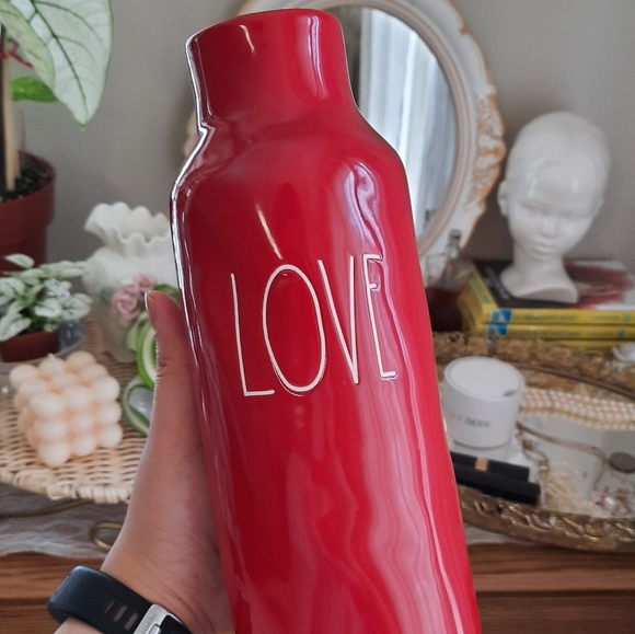 Rae Dunn Red Flower Vase - Picture 2 of 6